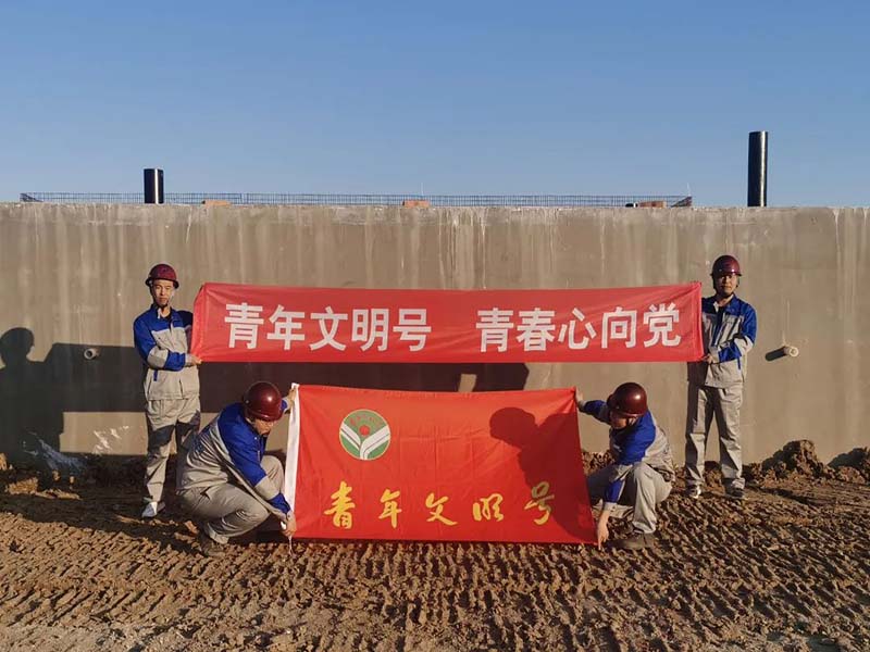 二公司第一分公司開(kāi)展“青年文明號(hào) 青春心向黨”亮號(hào)行動(dòng)